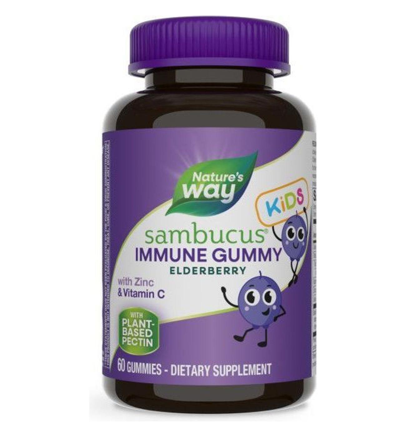 Nature's Way Sambucus Kids' Elderberry Immune Support Gummies; image 1 of 3