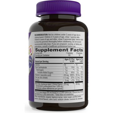 Nature's Way Sambucus Kids' Elderberry Immune Support Gummies, 60 ct