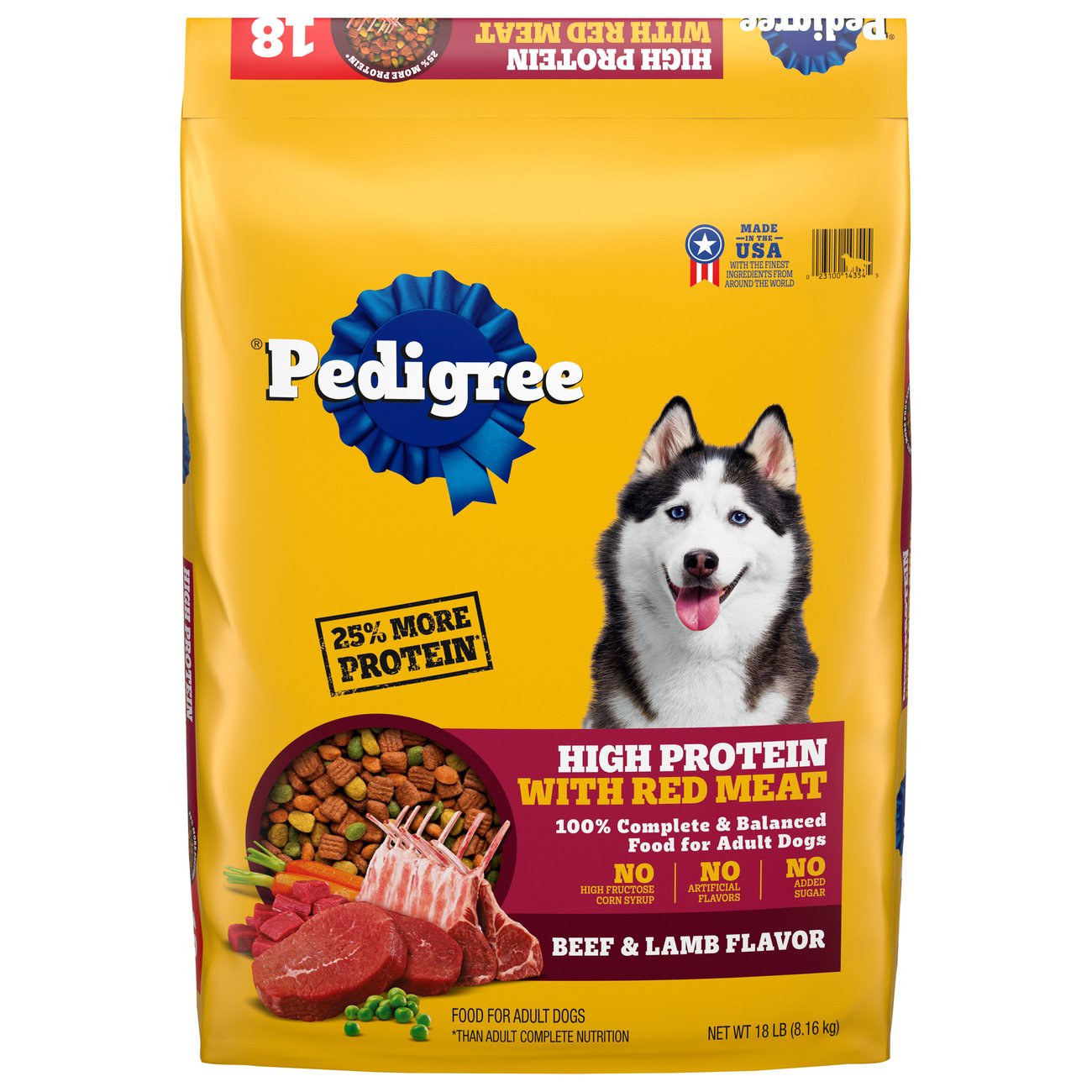 Pedigree dry dog food nutritional sale information