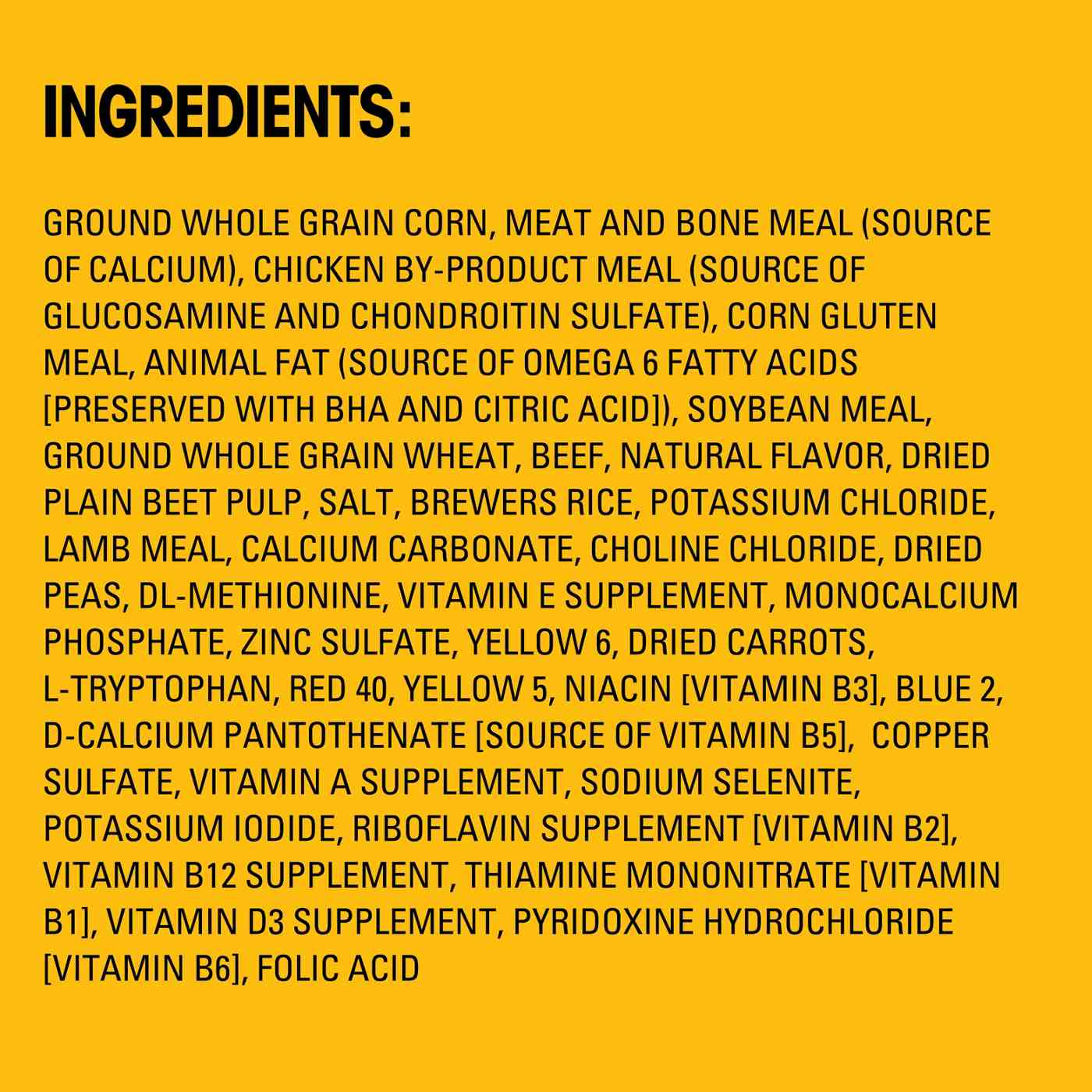 Pedigree High Protein Beef & Lamb Dry Dog Food; image 3 of 5
