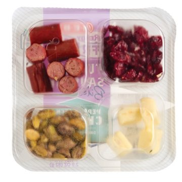 H-E-B Ready Fresh Go Snack Tray - Turkey Sausage Bites & Pepper Jack Cheese, 2.9 oz