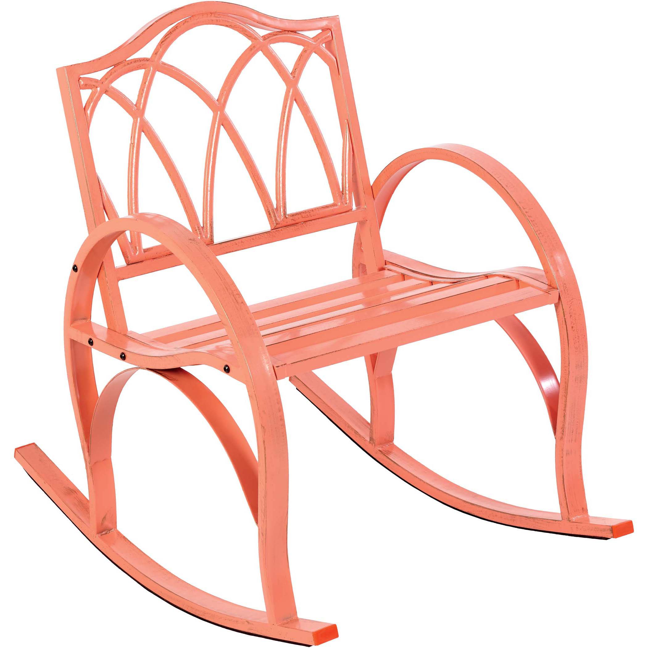 Outdoor Solutions Arch Rocker New Coral Shop Chairs Seating at