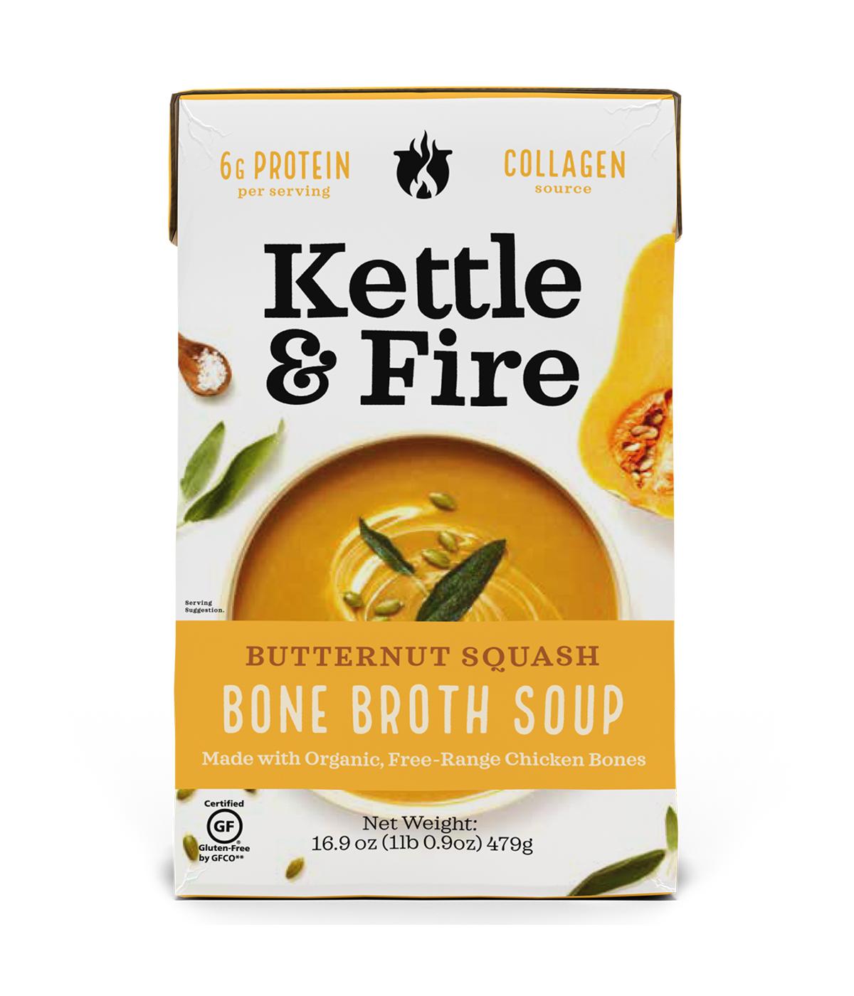 Kettle & Fire Butternut Squash Bone Broth Soup; image 1 of 2