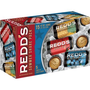 Redd's Summer Share Variety 15 pk Cans, 12 oz