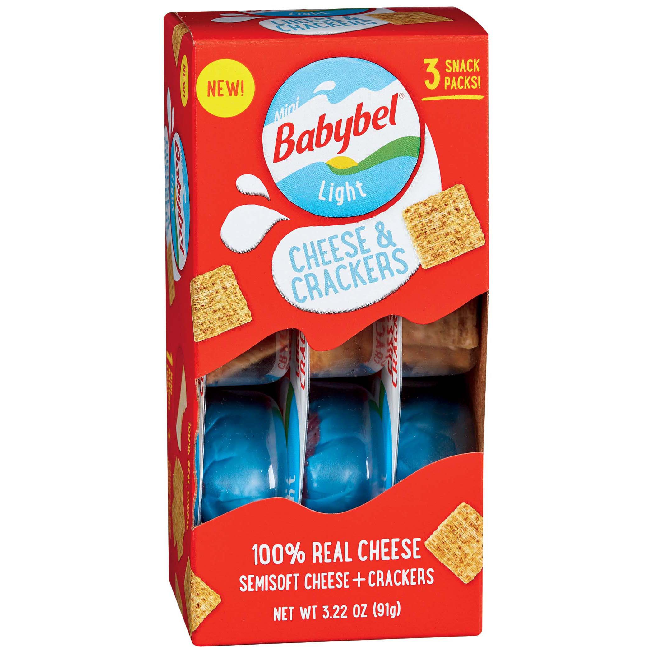 Mini Babybel Light Cheese and Crackers Shop Snack Trays at HEB