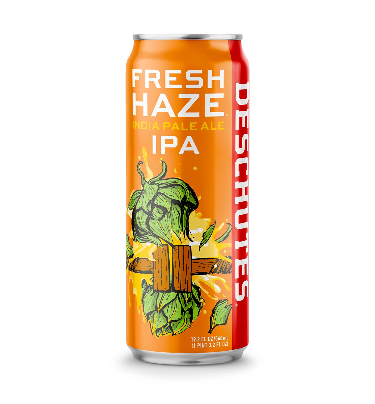 Deschutes Fresh Haze IPA Beer Can; image 1 of 2