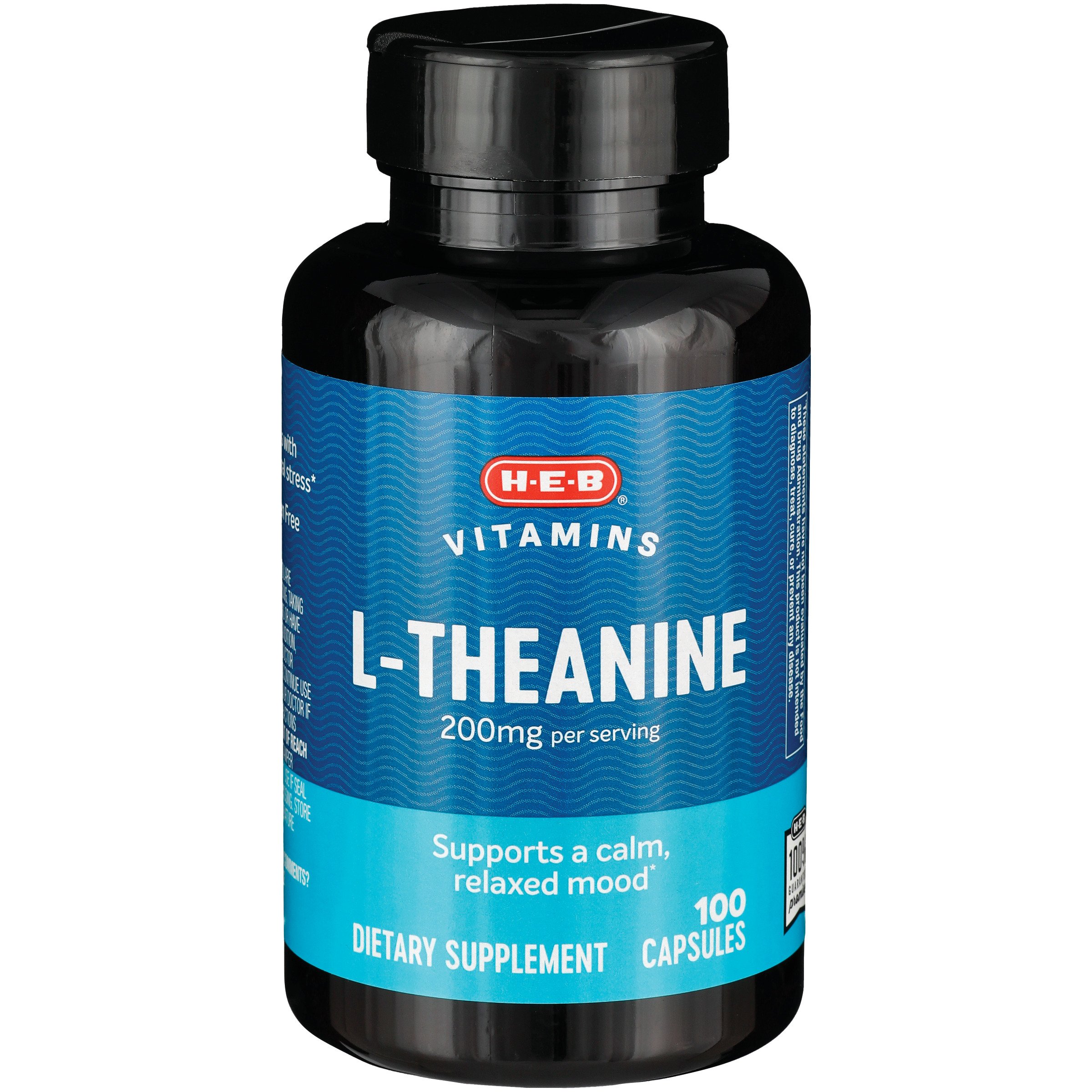 H E B L Theanine 100mg Shop Sleep Snoring Aids At H E B