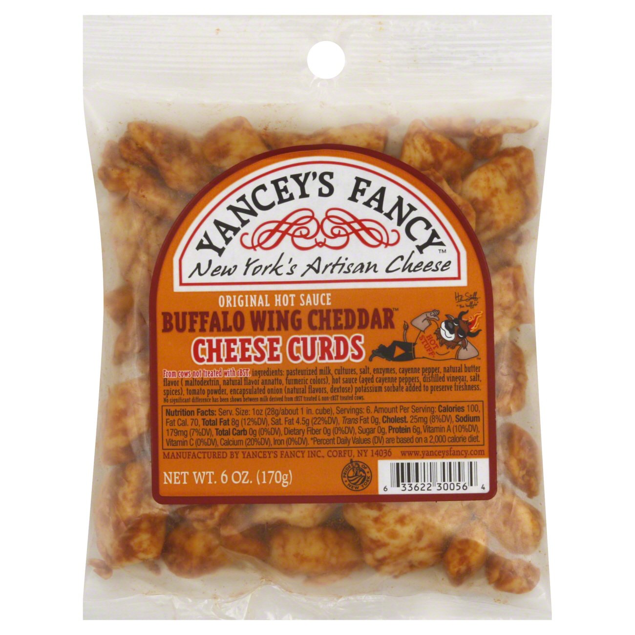 Yancey's Fancy Buffalo Wing Cheese Curds Shop Cheese at HEB