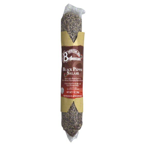 Bellentani Black Pepper Coated Salami Shop Meat at HEB