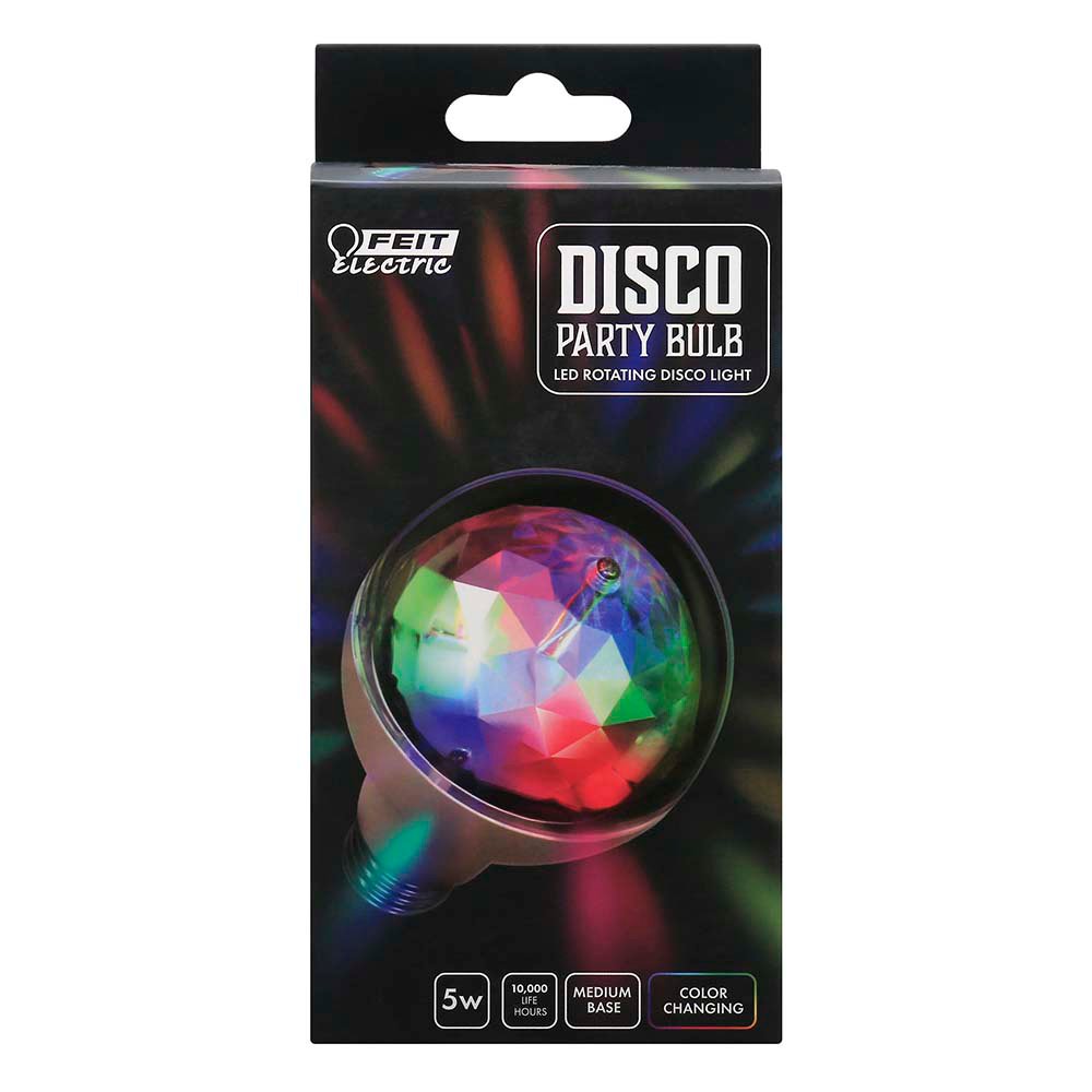 Feit Electric Color Changing 5-Watt LED Disco Party Light Bulb - Shop Light  Bulbs at H-E-B