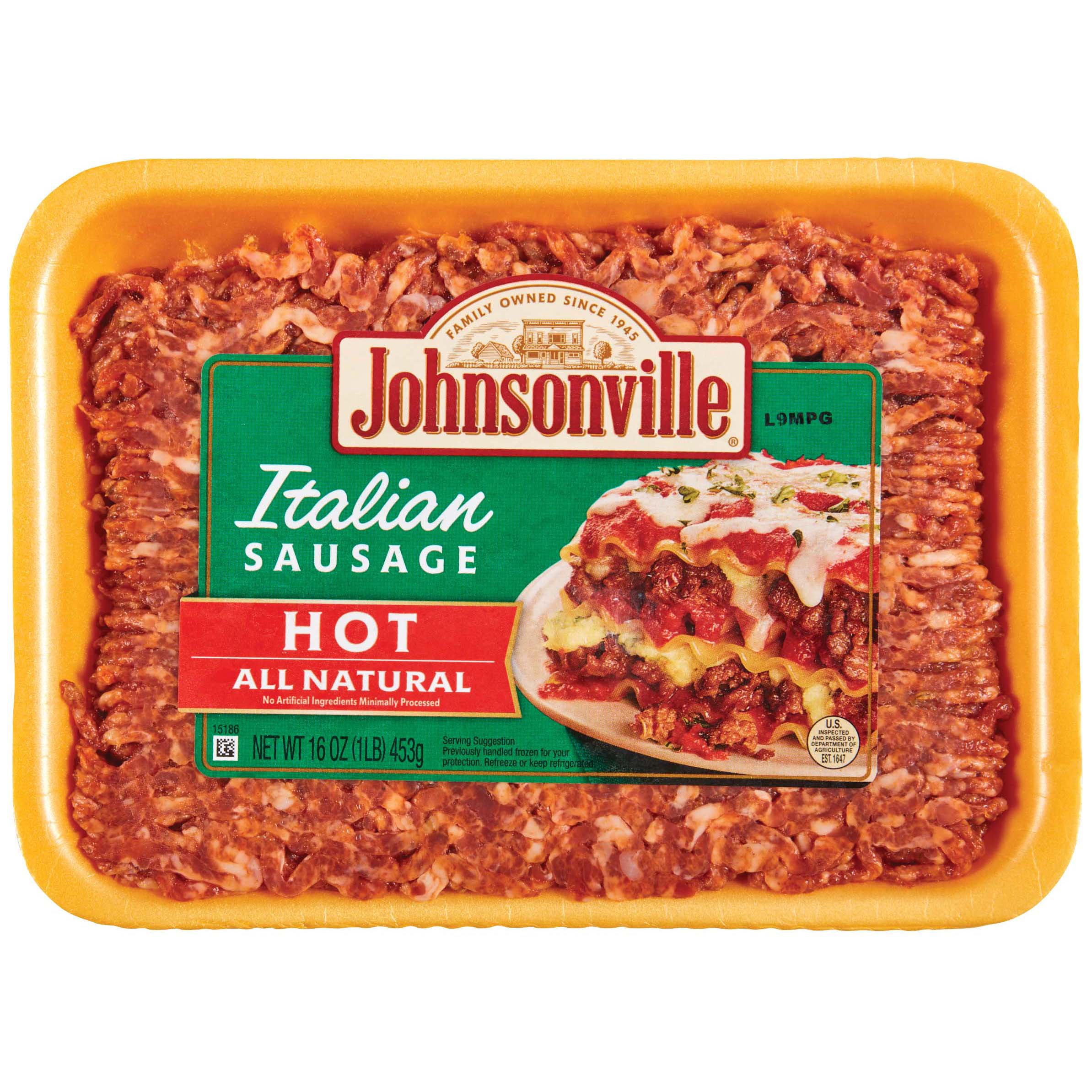 Johnsonville Allnatural Hot Italian Ground Sausage Shop at HEB