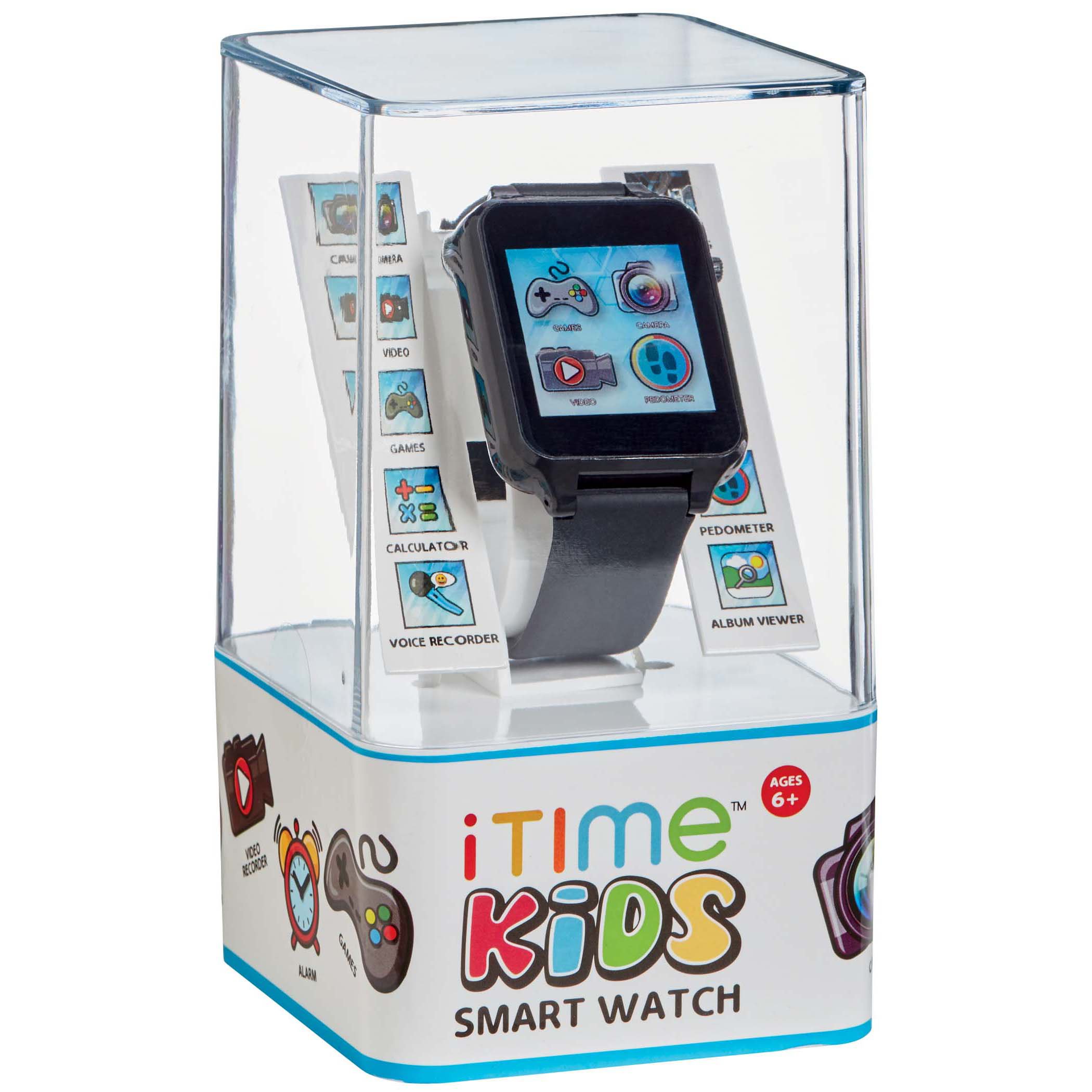 kids smart watch black