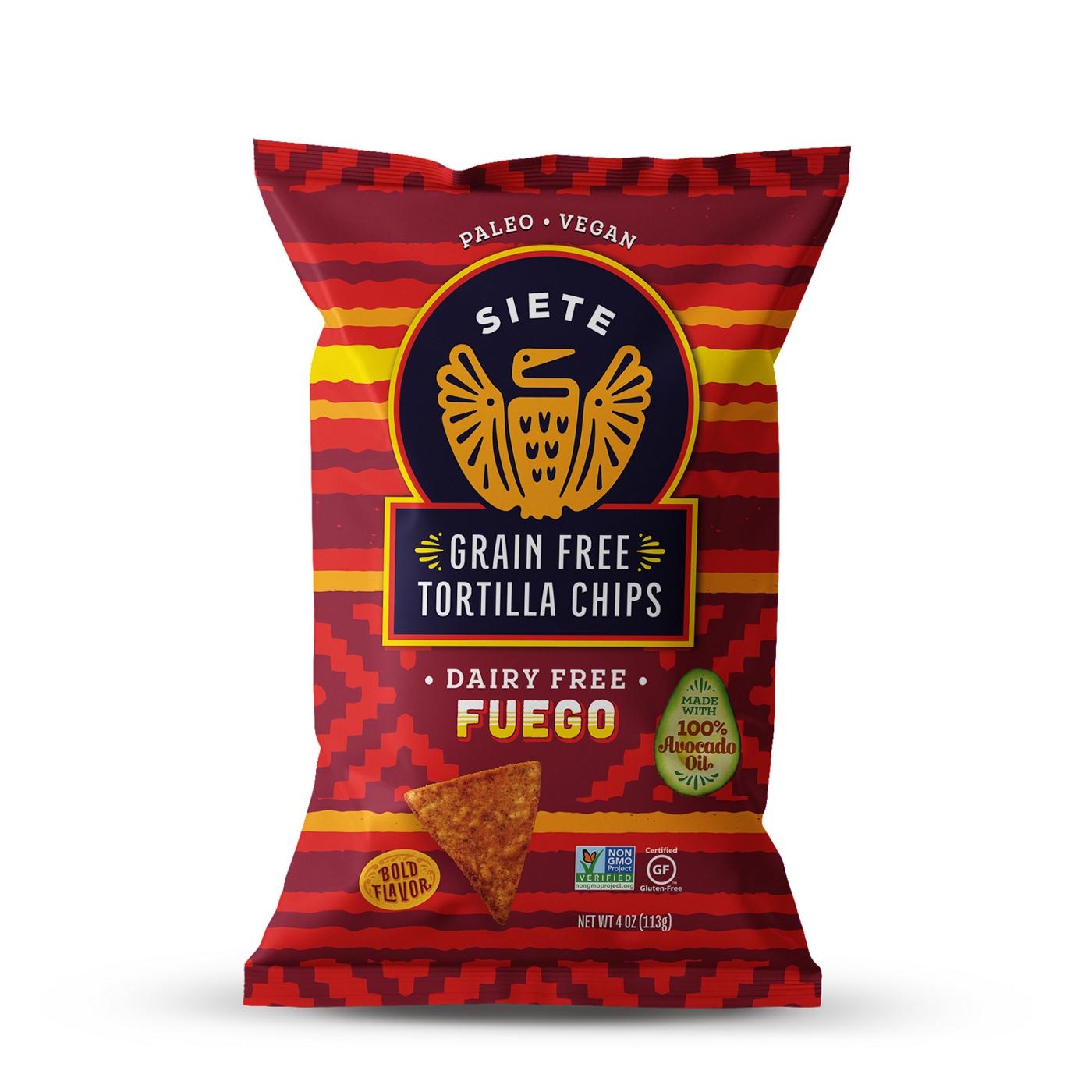 Siete Fuego Tortilla Chips; image 1 of 3