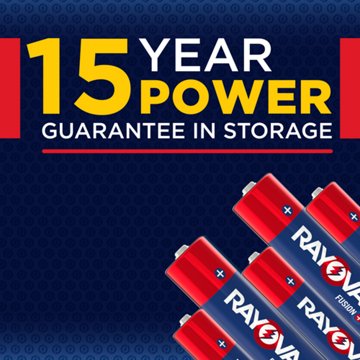 Rayovac Fusion AA Batteries, 4 pk