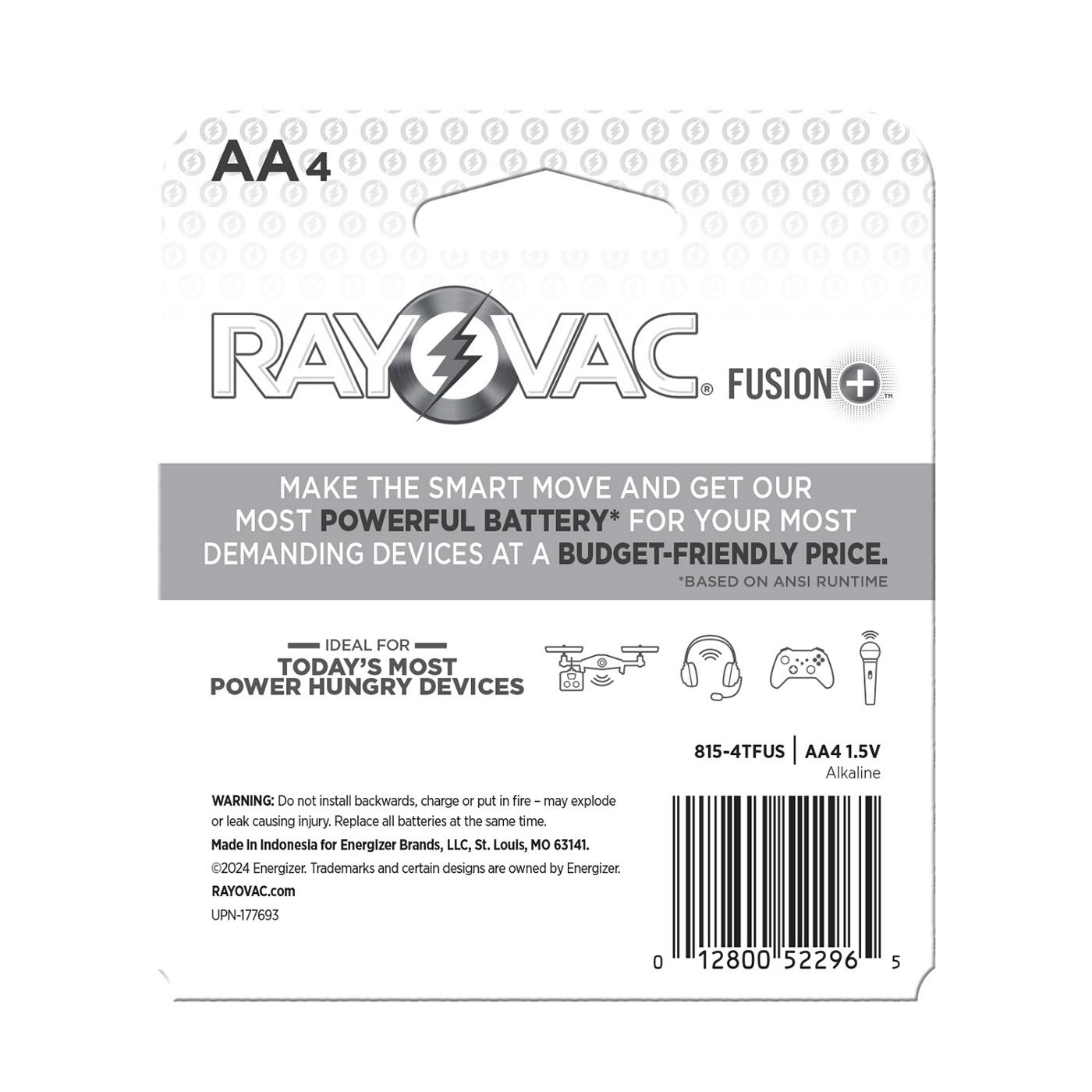 Rayovac Fusion AA Batteries; image 7 of 7
