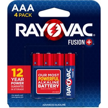 Rayovac Fusion AAA Batteries, 4 pk