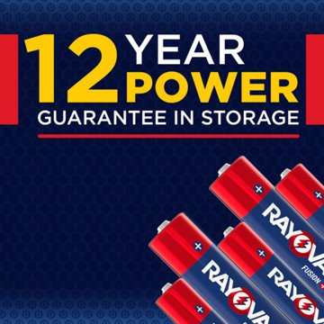 Rayovac Fusion AAA Batteries, 4 pk