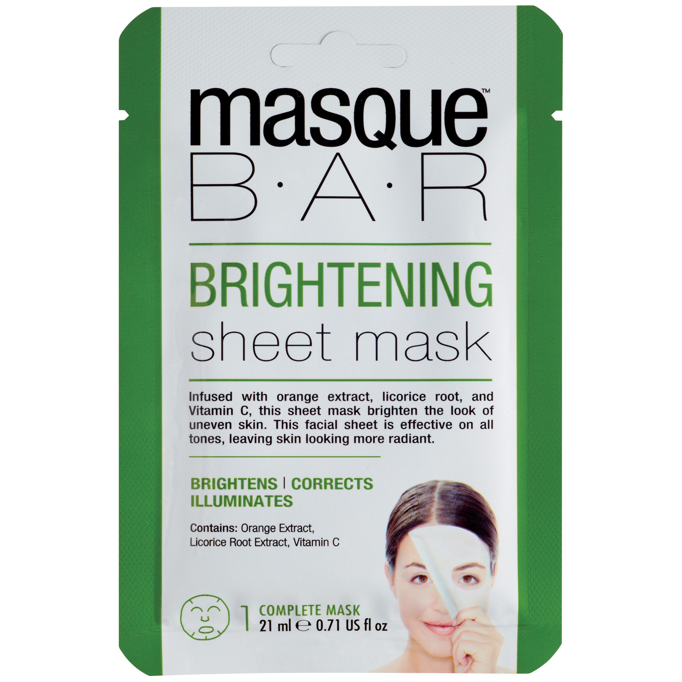 Masque Bar Brightening Sheet Mask - Shop Facial Masks & Treatments at H-E-B