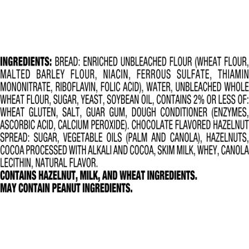 Smucker's Uncrustables Chocolate Flavored Hazelnut Spread Sandwiches, 10 ct