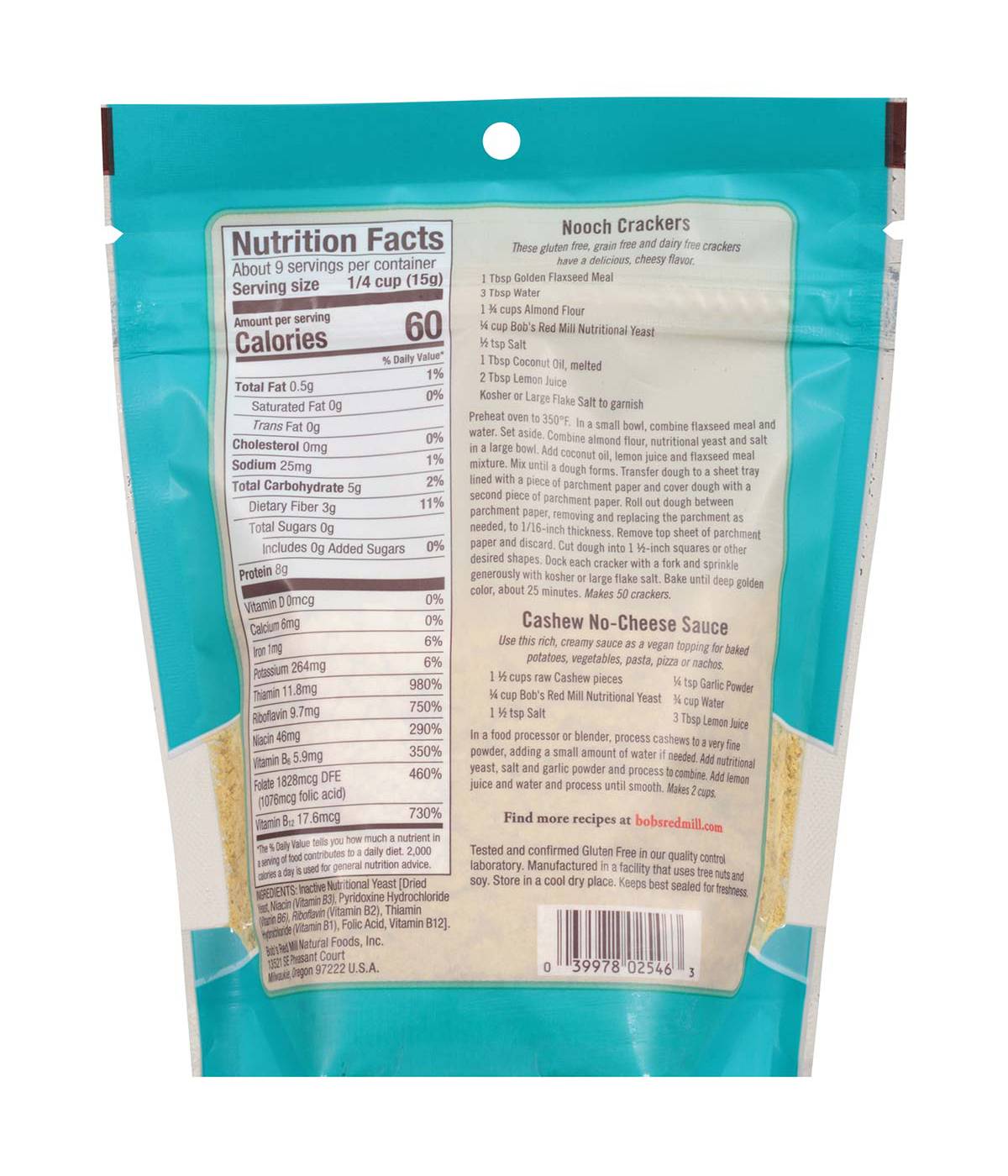 Bob's Red Mill Large Flake Nutritional Yeast; image 2 of 4