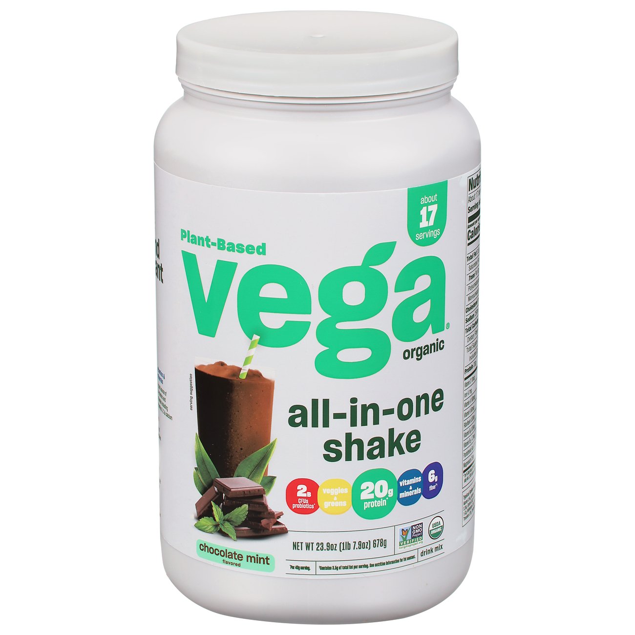 Vega One Organic All-In-One Shake - Chocolate Mint