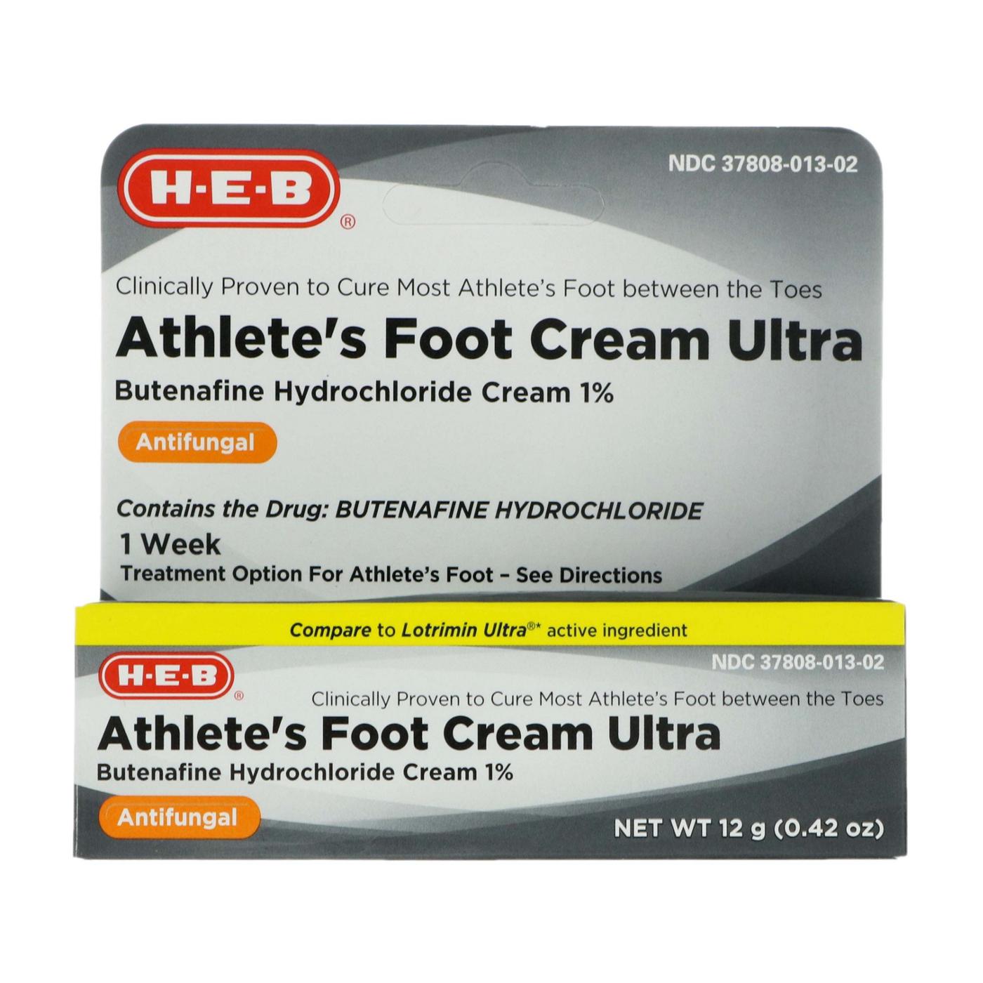 H-E-B Athletes Foot Cream Ultra; image 2 of 2