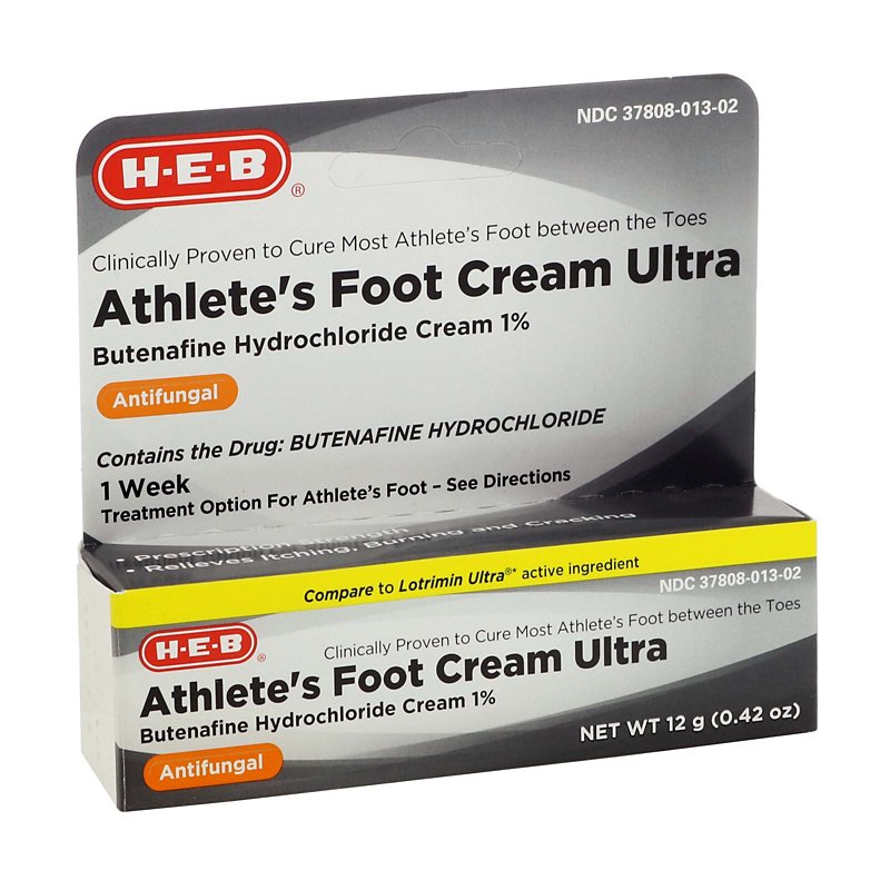 HEB Athletes Foot Cream Ultra Shop Skin & Scalp Treatments at HEB