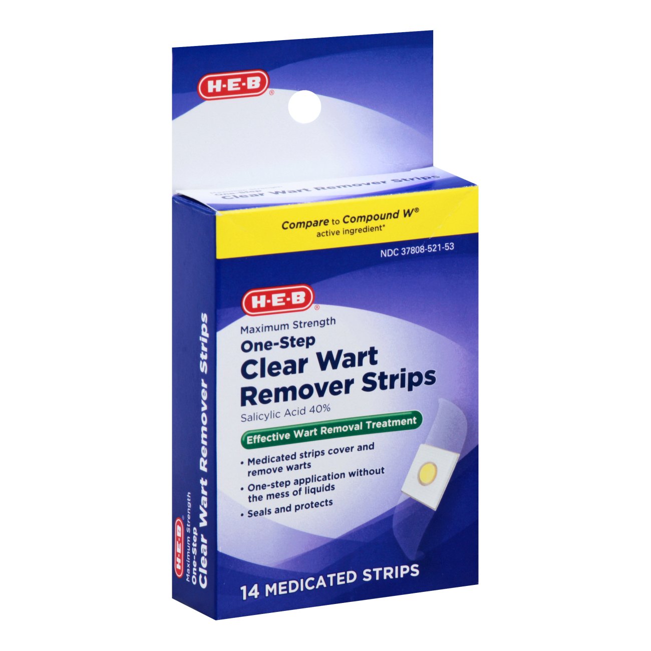 H-E-B Clear Wart Remover Strips - Shop Skin & Scalp Treatments at H-E-B