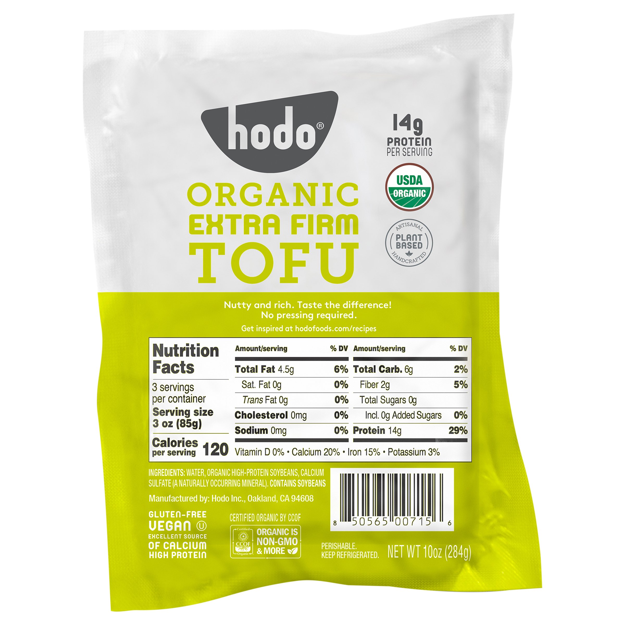 Hodo Organic Firm Tofu Shop Tofu & meat alternatives at HEB