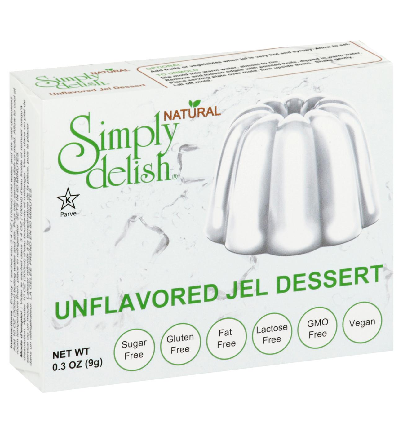 Simply Delish Unflavored Jel Dessert Shop Pudding & gelatin mix at HEB