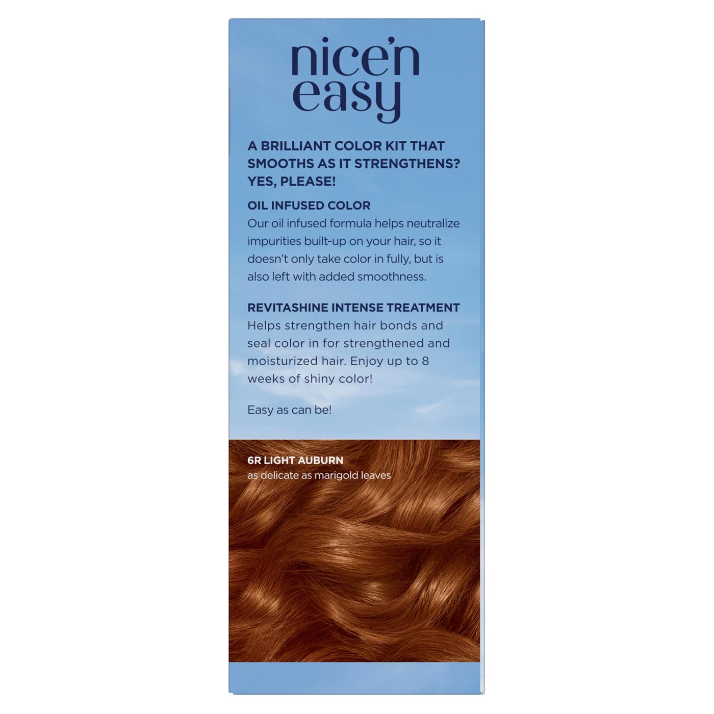 Clairol Nice 'N Easy Permanent Hair Color - 6R Light Auburn; image 4 of 10