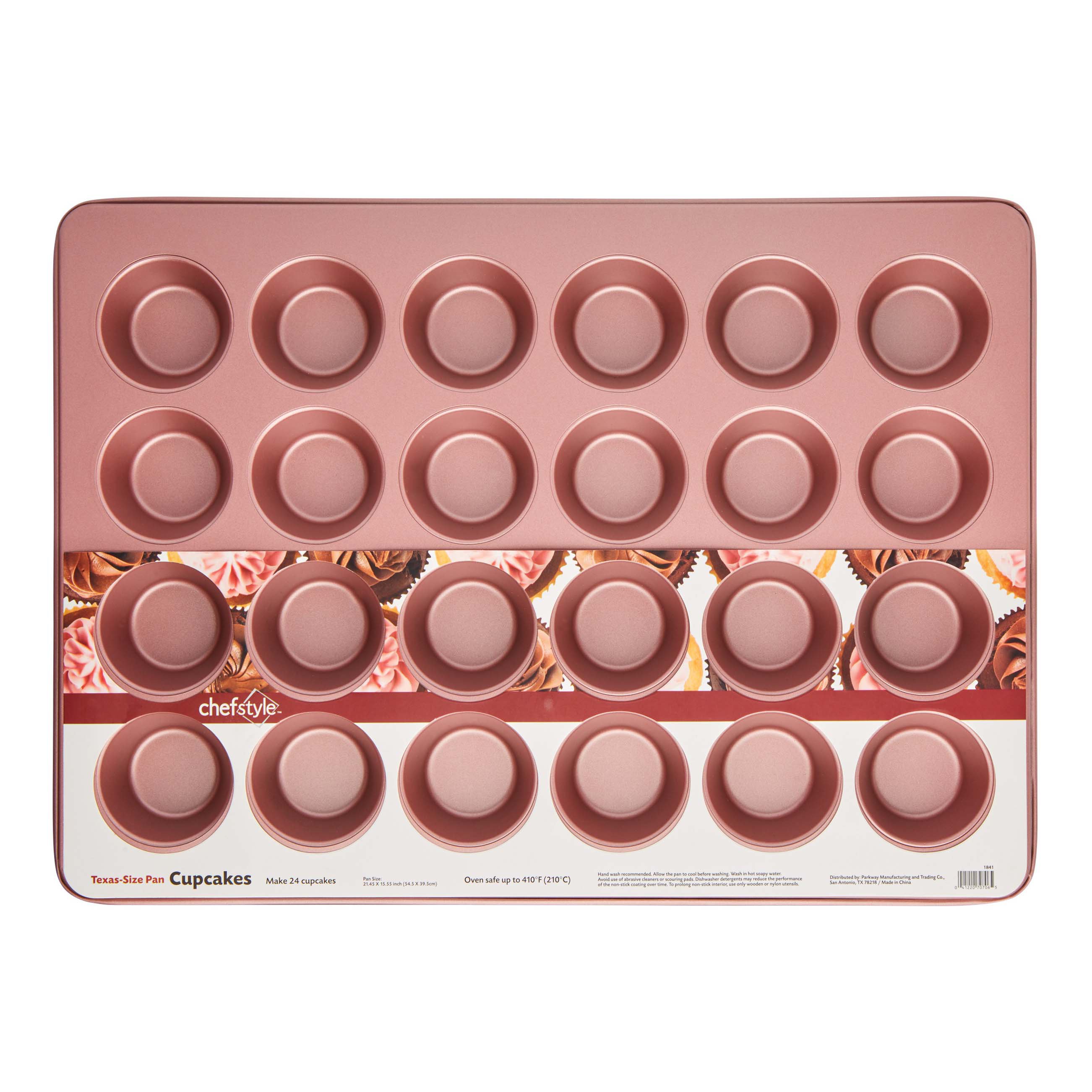 casaWare Muffin Pan - 12 Cup - Rose Gold