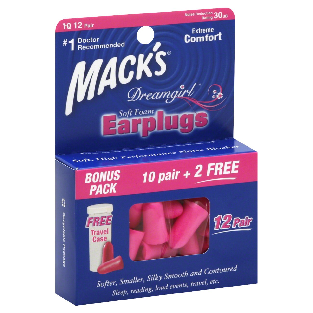 Mack's Dreamgirl Soft Foam Ear Plugs Shop Ear Plugs at H-E-B