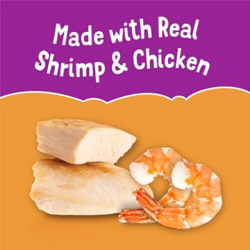 Friskies Purina Grain Free Lickable Cat Food Toppers Lil’ Soups - Shrimp in a Velvety Chicken Broth