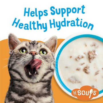 Friskies Purina Natural, Grain Free Lickable Cat Treats Lil’ Soups - Tuna in Chicken Broth