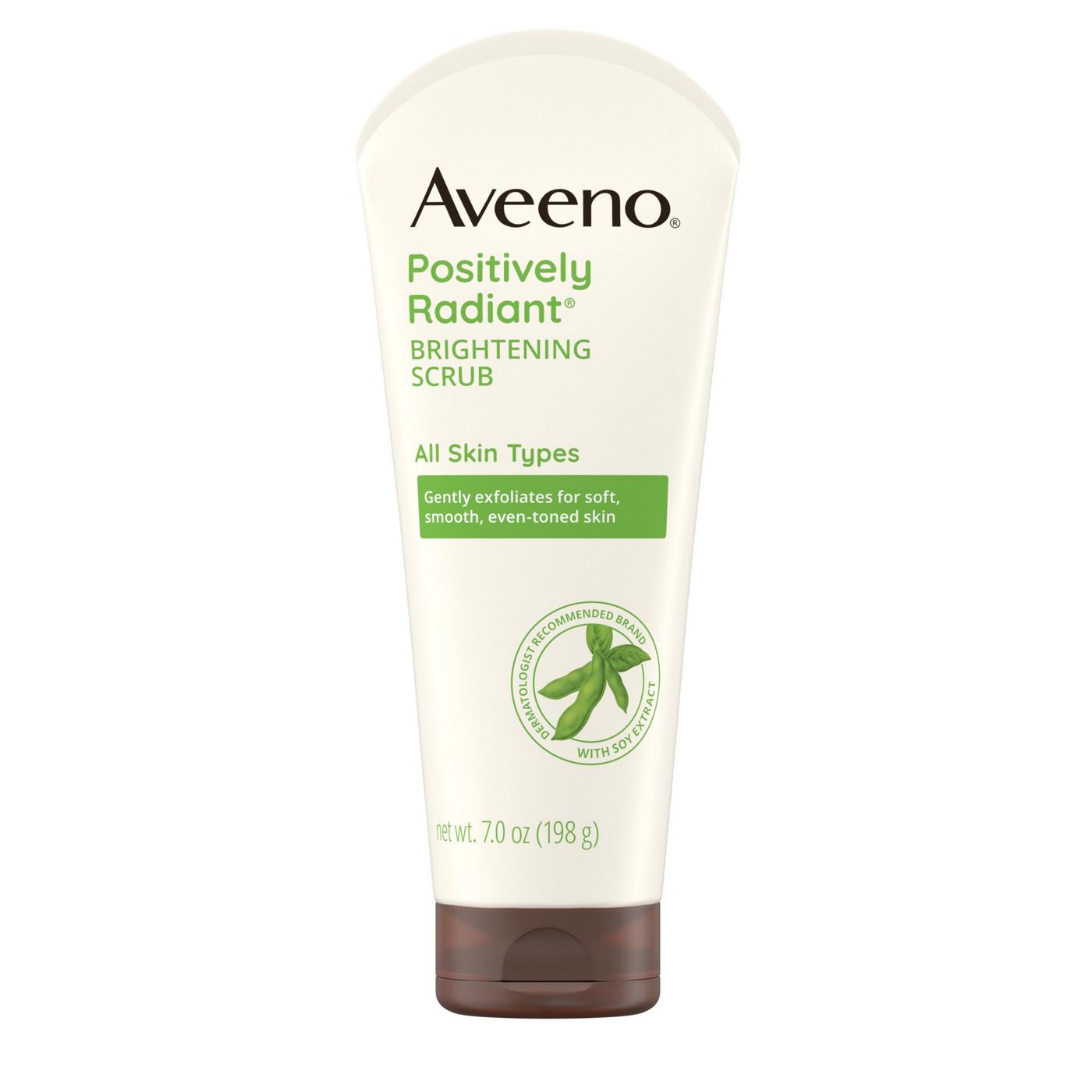 Aveeno Positively Radiant Skin Brightening Daily Scrub; image 1 of 8