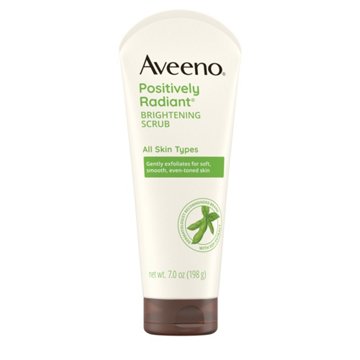 Aveeno Positively Radiant Skin Brightening Daily Scrub, 7 oz