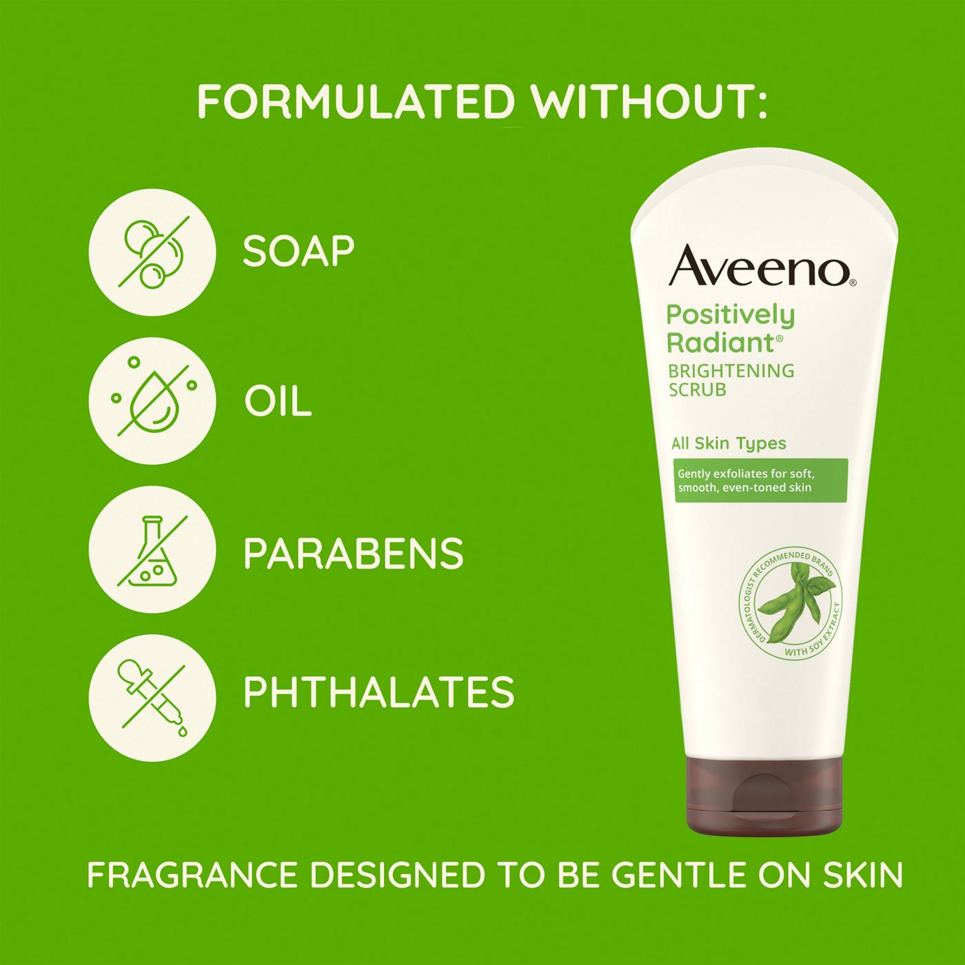 Aveeno Positively Radiant Skin Brightening Daily Scrub; image 6 of 8