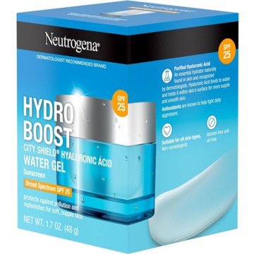 Neutrogena Hydro Boost City Shield Water Gel With Broad Spectrum SPF 25, 1.7 oz