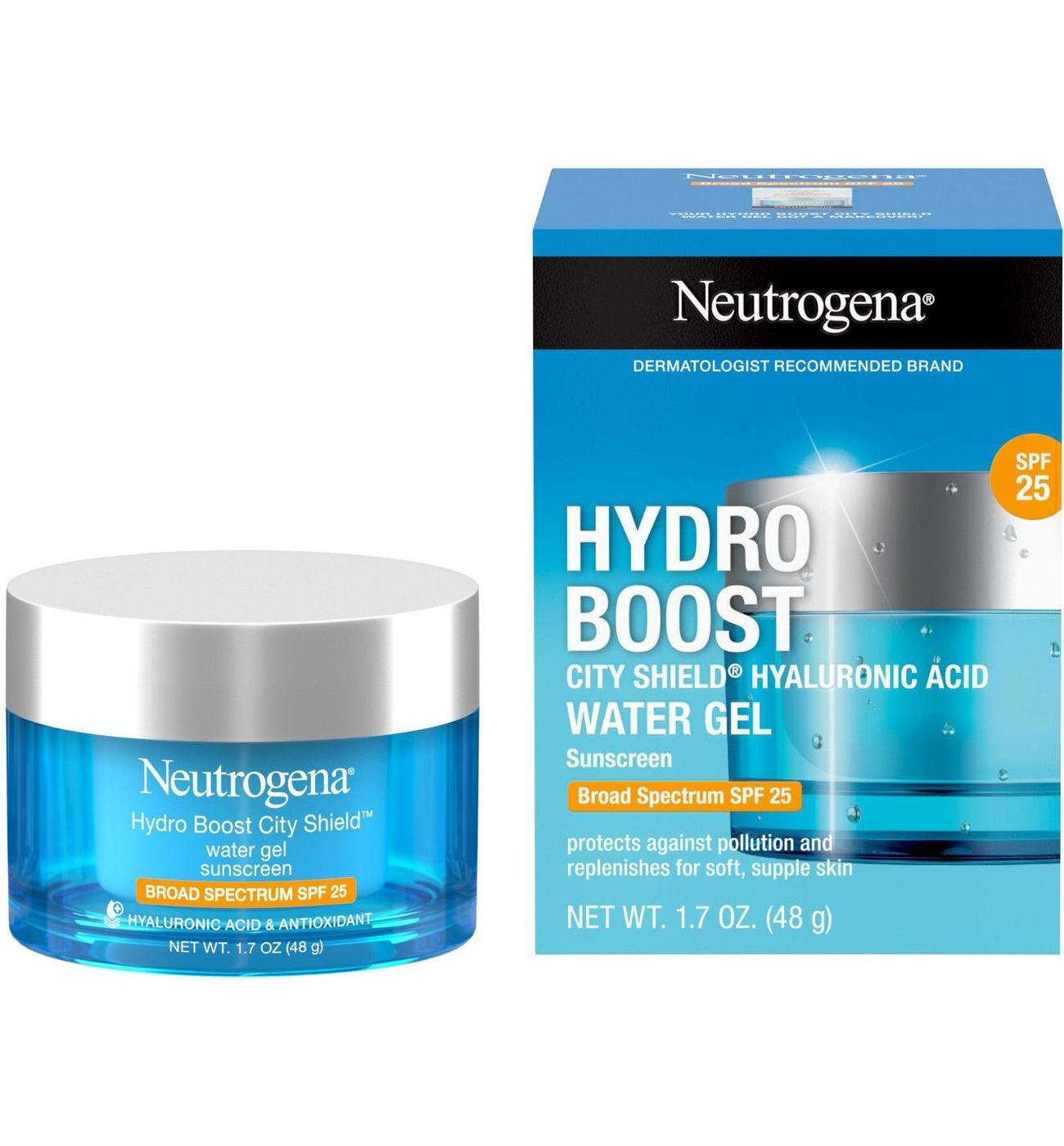 Neutrogena Hydro Boost City Shield Water Gel With Broad Spectrum SPF 25; image 8 of 8