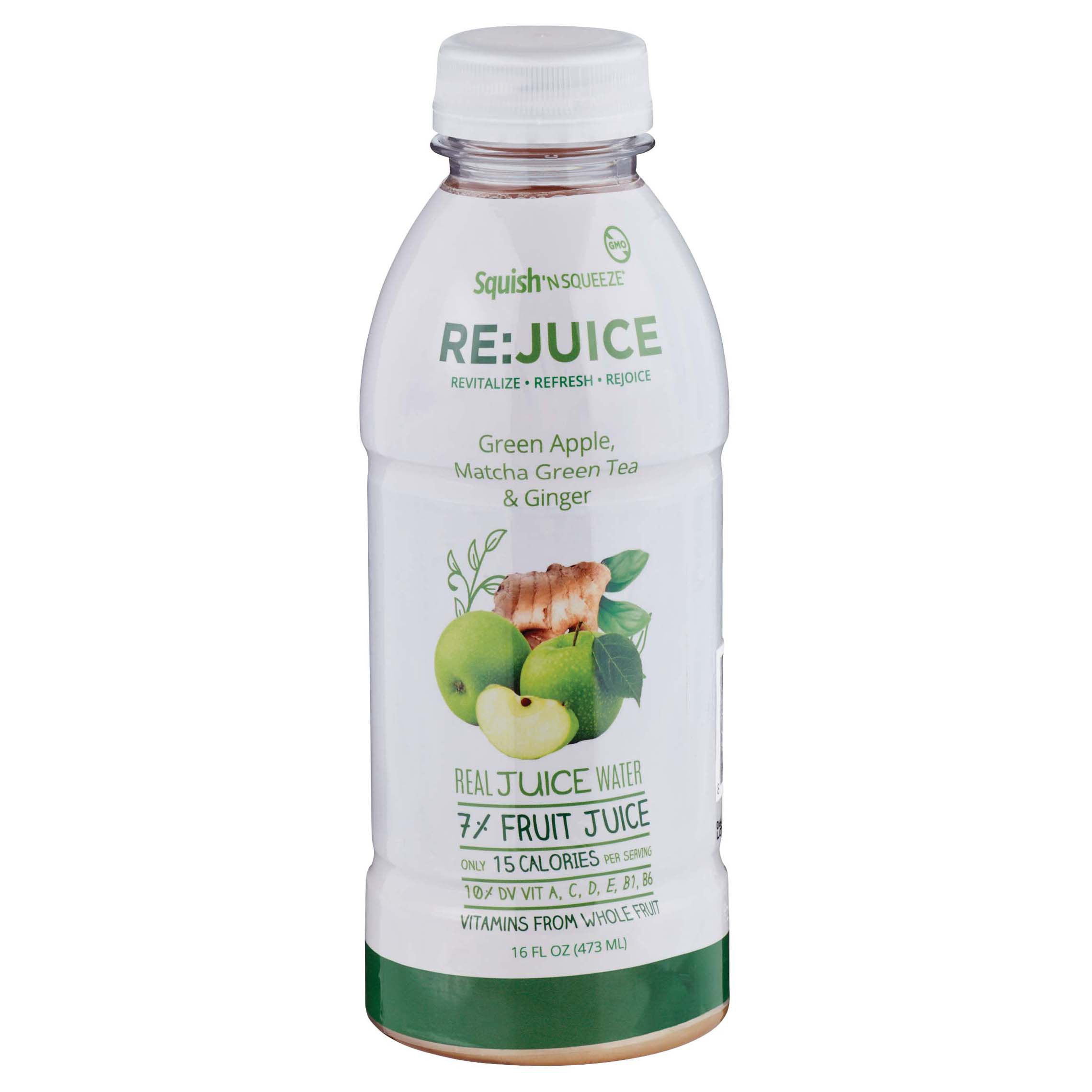 Squish 'N Squeeze Re Juice Green Apple Matcha Green Tea & Ginger Juice