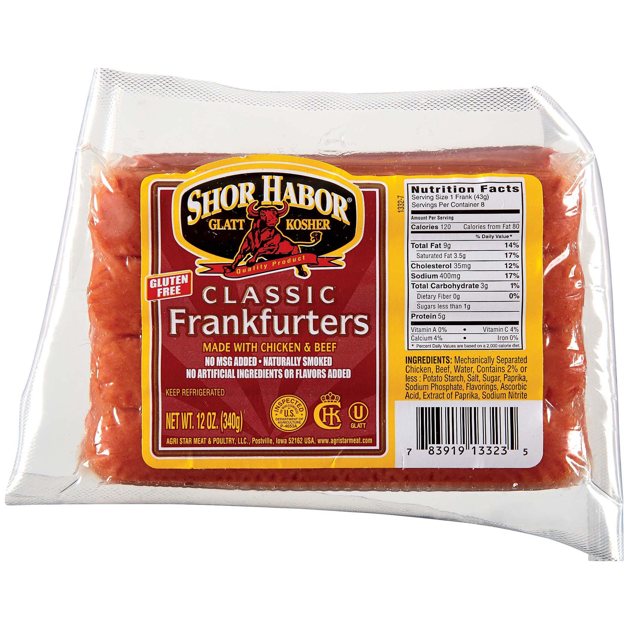 Shor Habor Classic Frankfurters Shop Hot Dogs at HEB