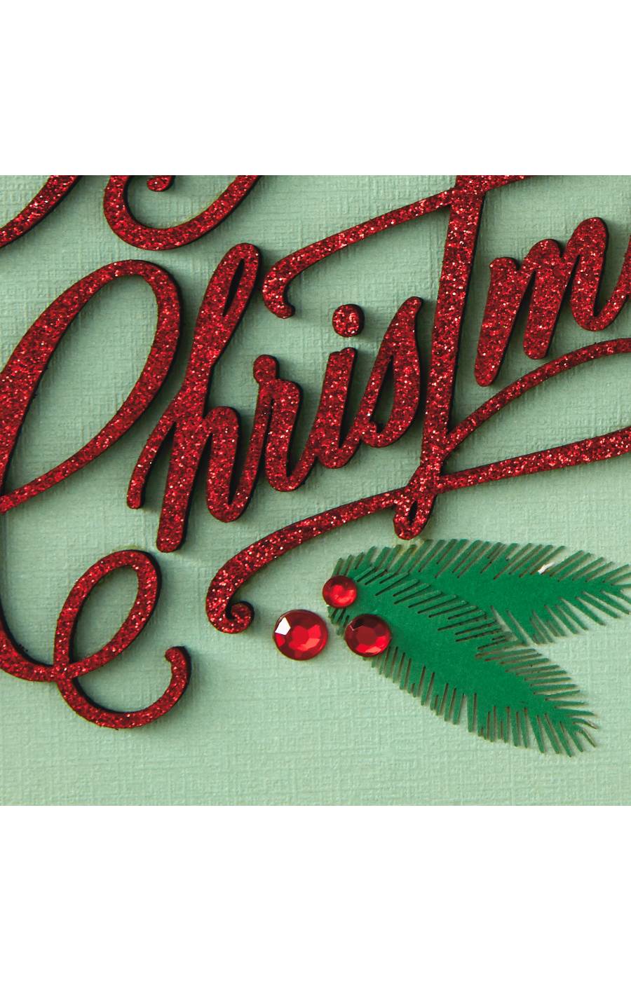 Hallmark Merry Christmas Lettering Signature Christmas Card - S7, S14; image 2 of 6