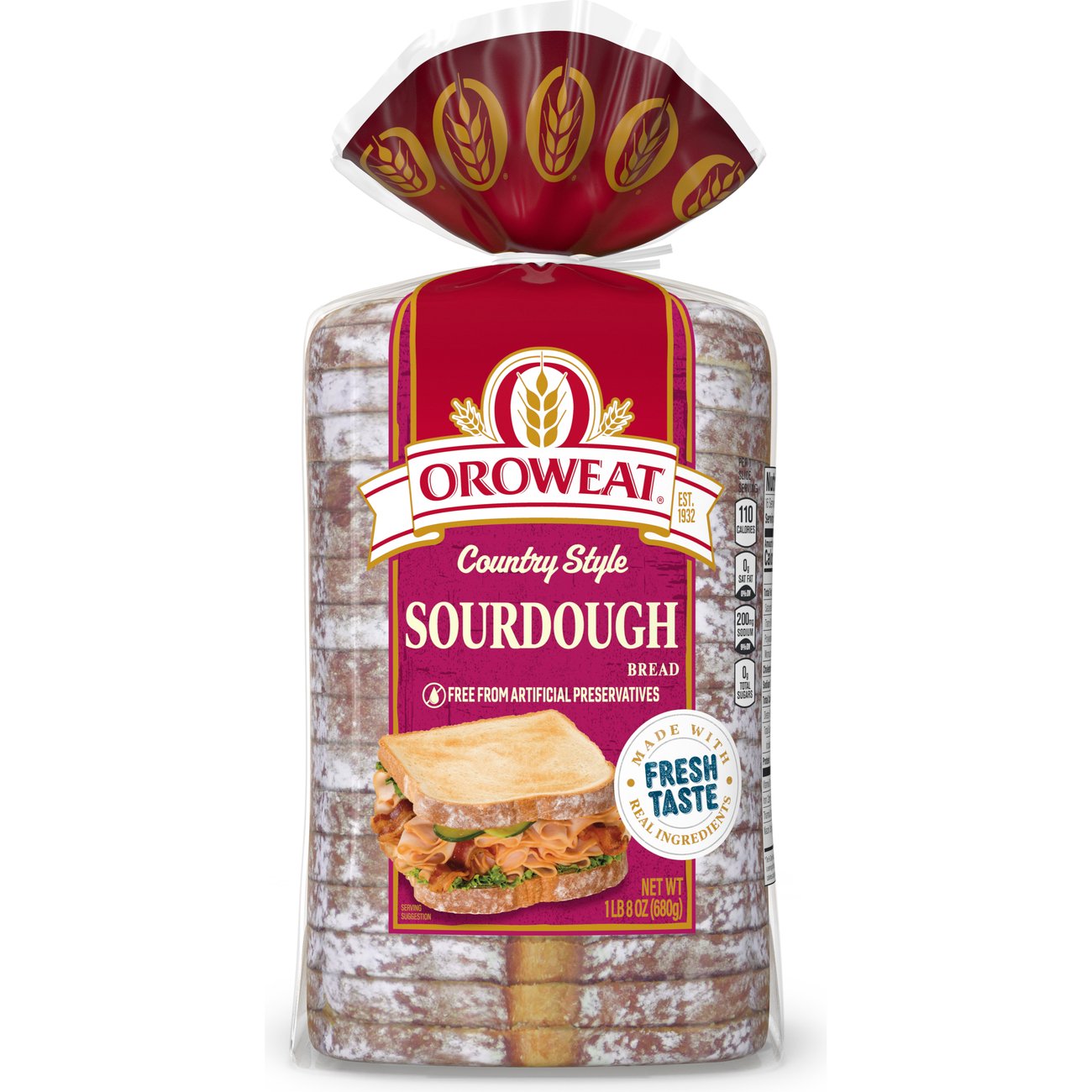 Oroweat Country Sourdough Bread Shop Sliced bread at HEB