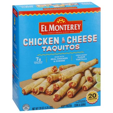 El Monterey Chicken & Cheese Flour Taquitos