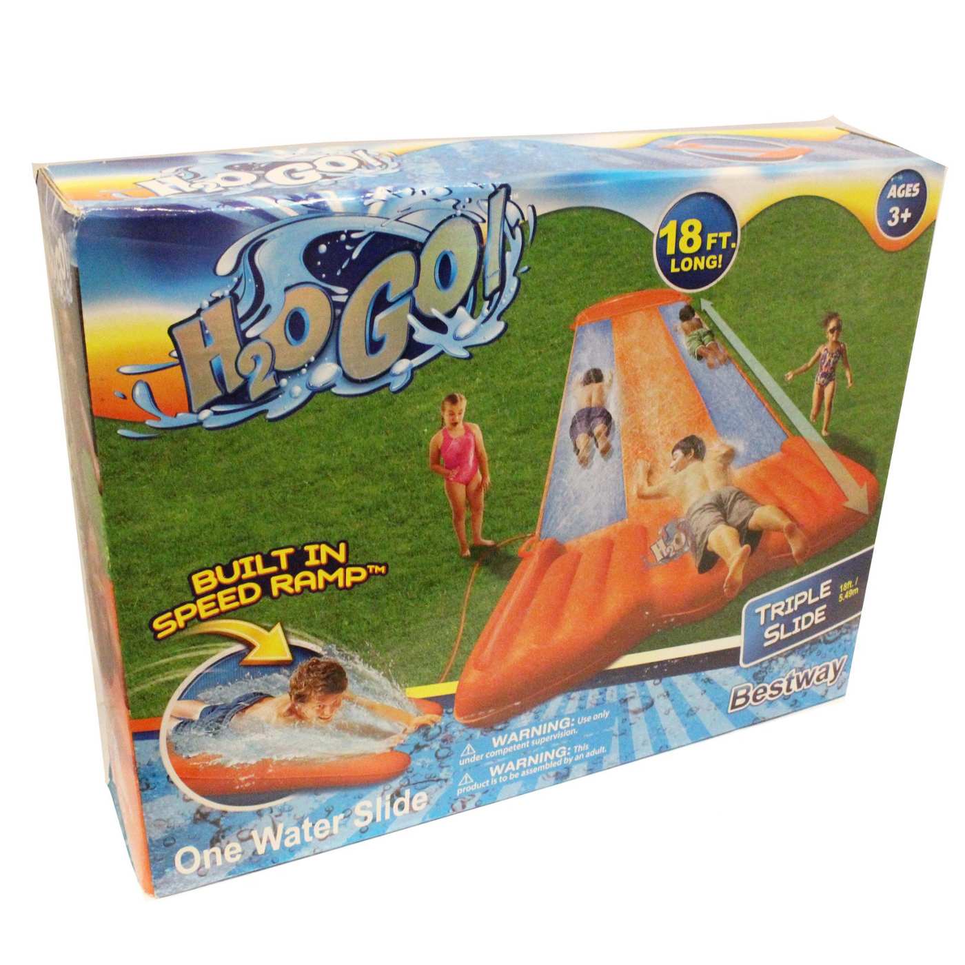 H2OGo! Triple Water Slide - Shop Yard & Sandbox Toys at H-E-B