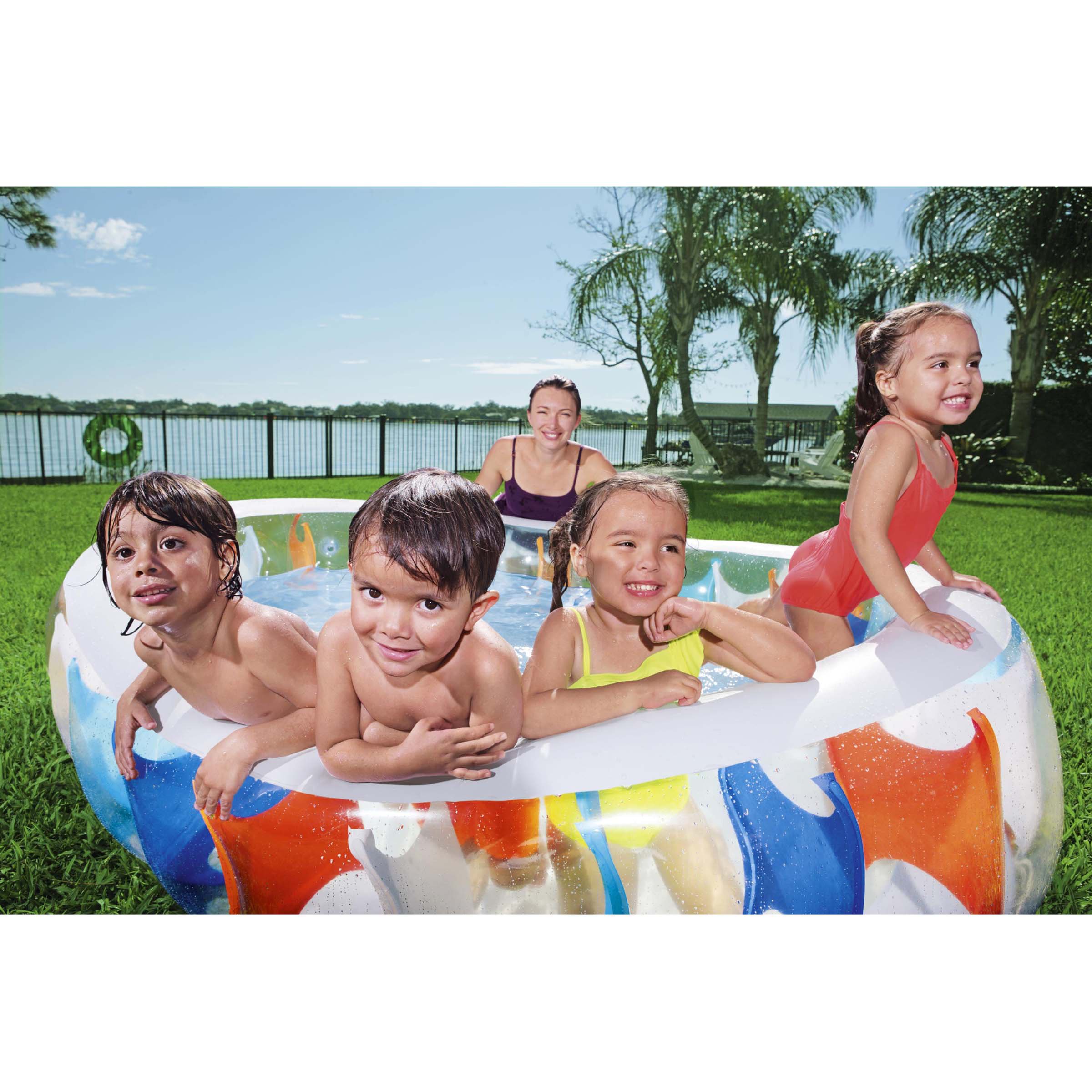 Bestway H2O Go! Elliptic Inflatable Pool - Shop Kiddie Pools at H-E-B