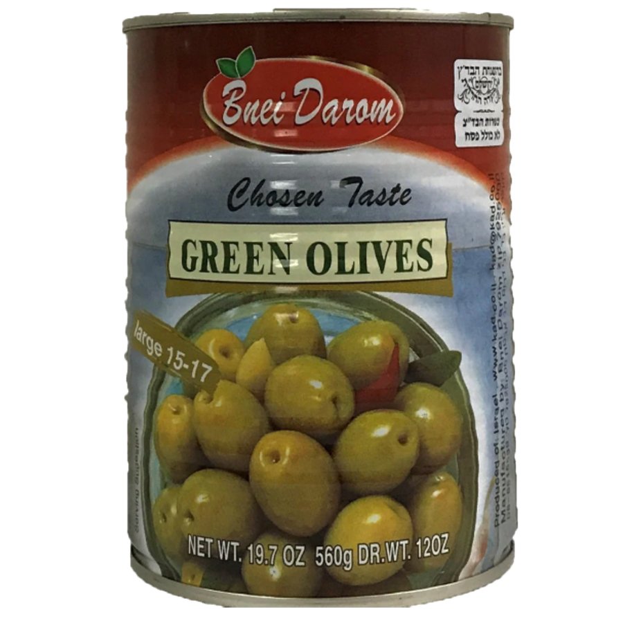 Bnei Darom Green Olives Shop Canned & Dried Food at HEB