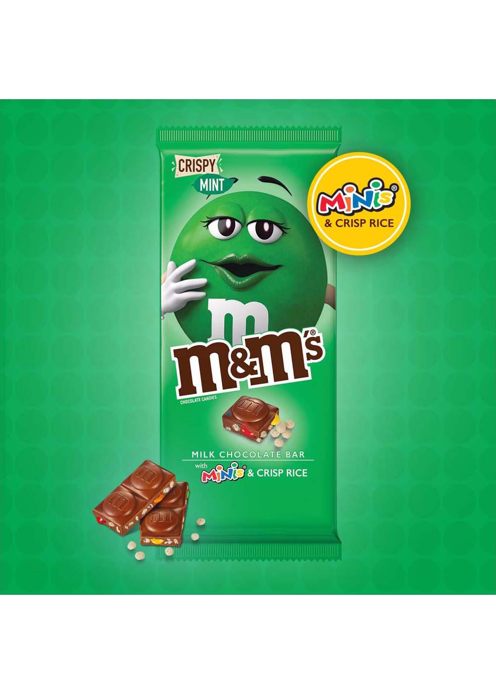 M&M's Crispy Mint & Minis Milk Chocolate Candy Bar Shop Candy at HEB