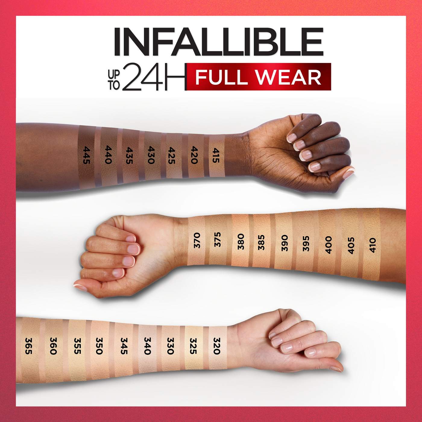 L'Oréal Paris Infallible Full Wear Concealer up to 24H Full Coverage Latte; image 4 of 7